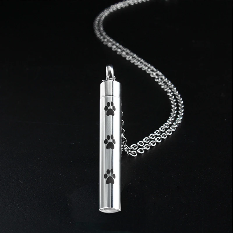 Титановая подвеска-урна для держатель праха на память похронный мемораал