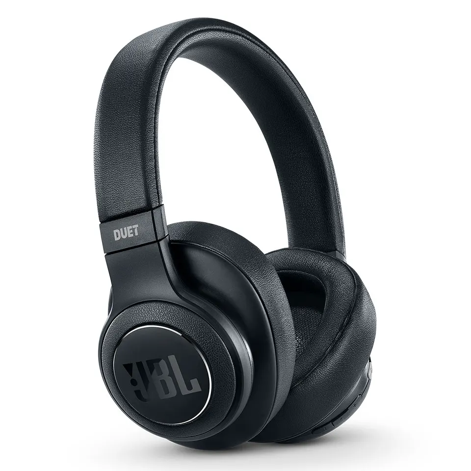 Черный JBL Duet NC беспроводные Bluetooth наушники с активным шумоподавлением Быстрая зарядка 24 часа Время работы от аккумулятора спортивные наушники Спортивная гарнитура - Цвет: Черный