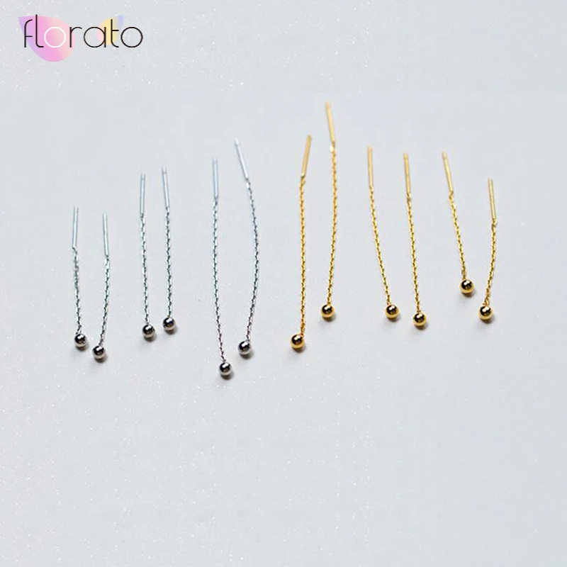 100% чистый 925 стерлингового серебра уха линия по производству свисающие серьги