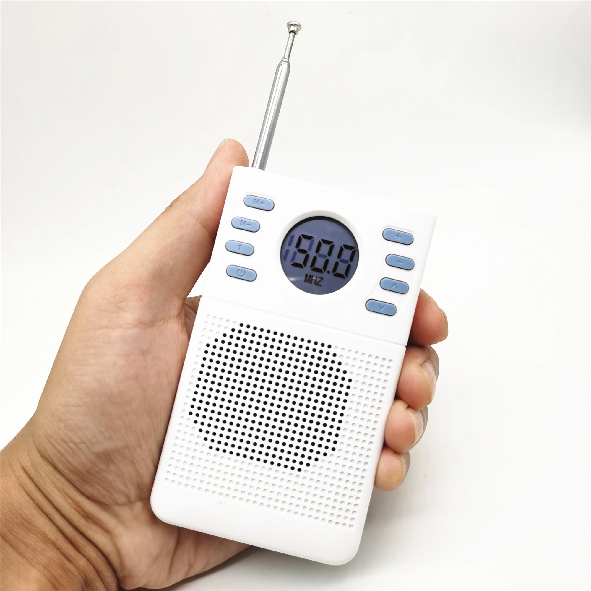Портативное карманное FM-радио мини-приемник со встроенным динамиком и антенной