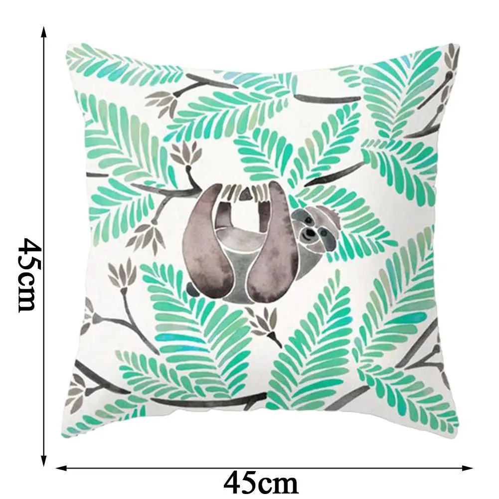 

Mint Green Pillow Cover Geometric Print Cushion Covers Case 45x45cm Cushion Case Throw Sofa Cover Pillows Pillow Decorative B2I4