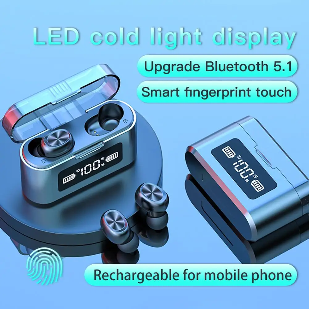 Наушники вкладыши TWS Bluetooth 5 1 наушники беспроводные с наушниками зарядным