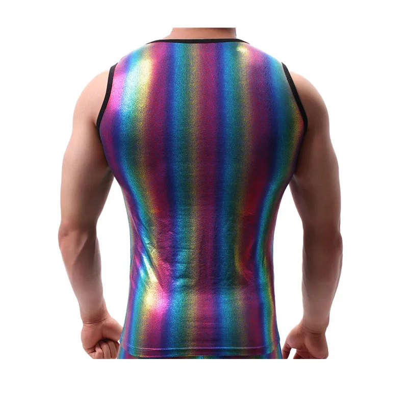 Men Undershirts Muscle Sleeveless Shirt Tank Top Bodybuilding Sleeveless Clothing Sportwear Fitness Workout Elastic Undershirt