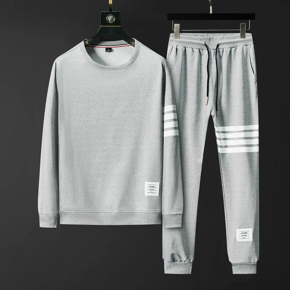 

2020 Brand Autumn Winter Men Sets Pants Clothing Sweatsuit Fashion Clothes Trousers Sportswear Sweatpants Tracksuits Long Sleeve