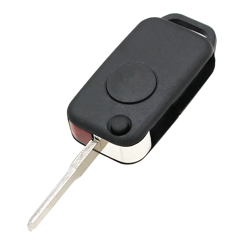 1 Button Folding Flip Remote Key Shell Case Fob For Mercedes Benz ML320 ML55 AMG C230 S500 E420 500SL C280 HU39/HU64 Uncut Blade |
