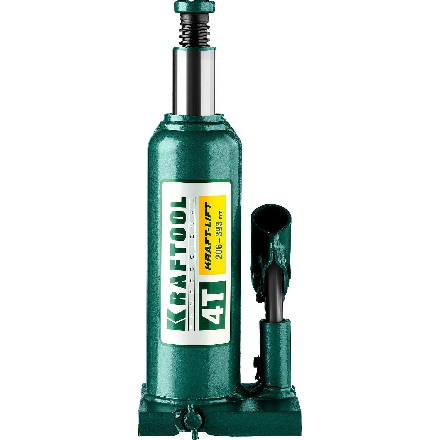 Домкрат гидравлический бутылочный сварной Kraft-Lift KRAFTOOL 4т 206-393мм 43462-4_z01 |