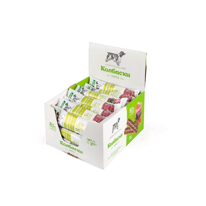 Колбаска оригинальная mini 20 г 5008523|Лакомства и витамины для собак| |