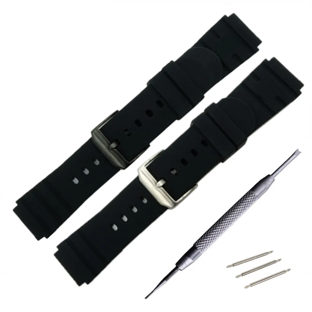 

25 x 21 For Lum Corps Watch Resin Rubber Watch Band 390 13001 3000 Universal 21mm Watch Accessories