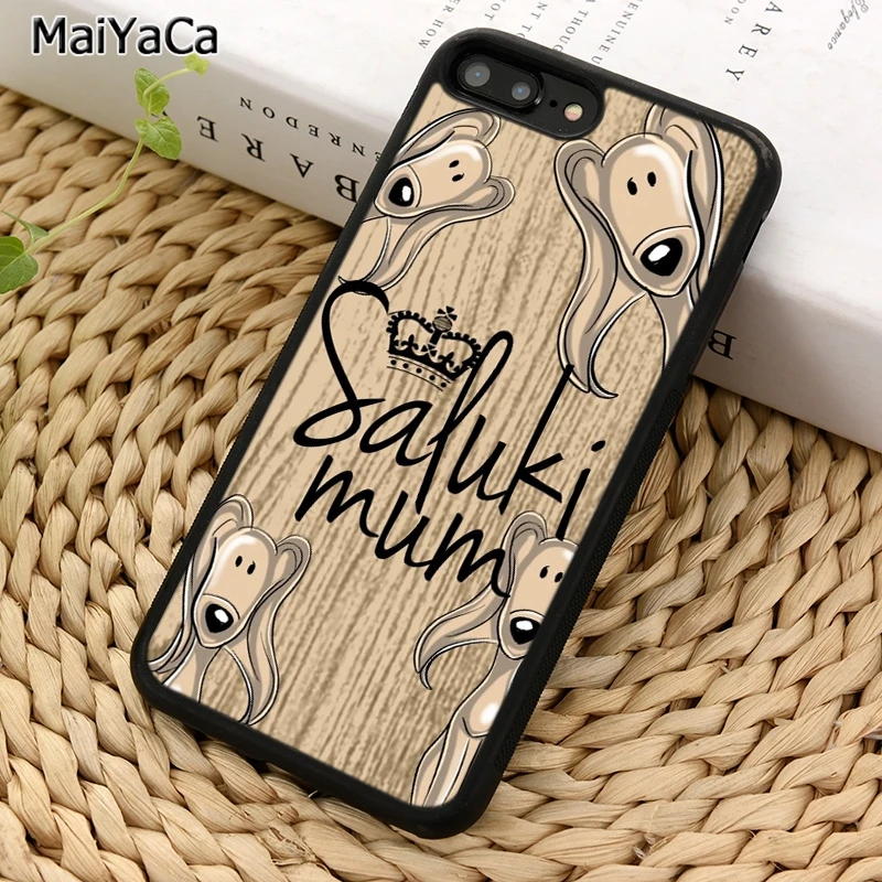 MaiYaCa Салуки Милая мама собака Цитата телефонный чехол для iPhone 5 6 7 8 plus 11 12 Pro X XR XS Max