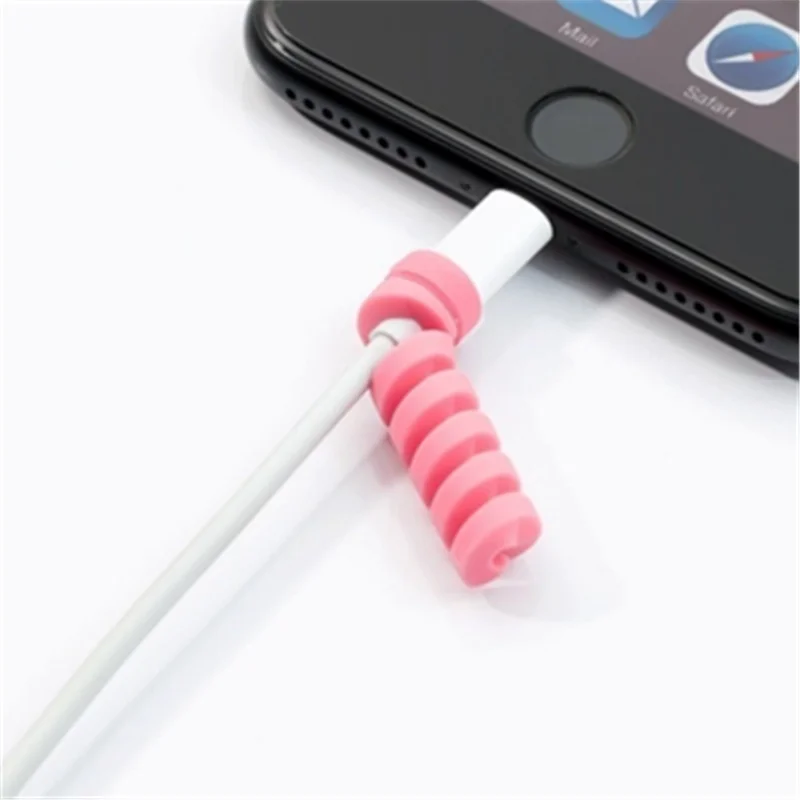 Защитная проволочная намотка для кабеля Ochraniacz Na Kabel для iPhone 11 huawei samsung Galaxy A70 A50 зарядное устройство