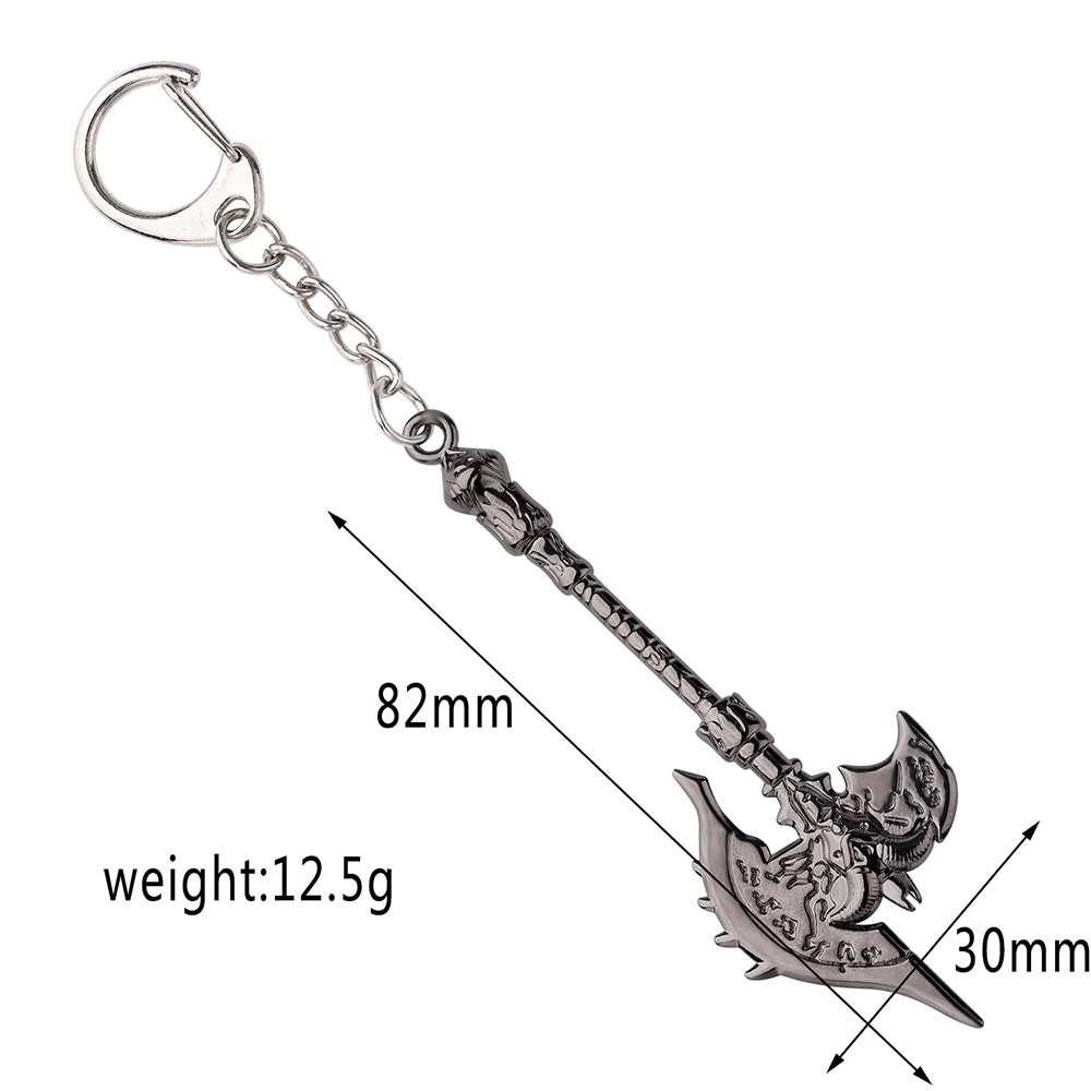 Игры World of WarCrafts брелок король-Лих Frostmourne меч топор-Нож Оружие кинжал металлические фигурки брелок ювелирные изделия для фанатов