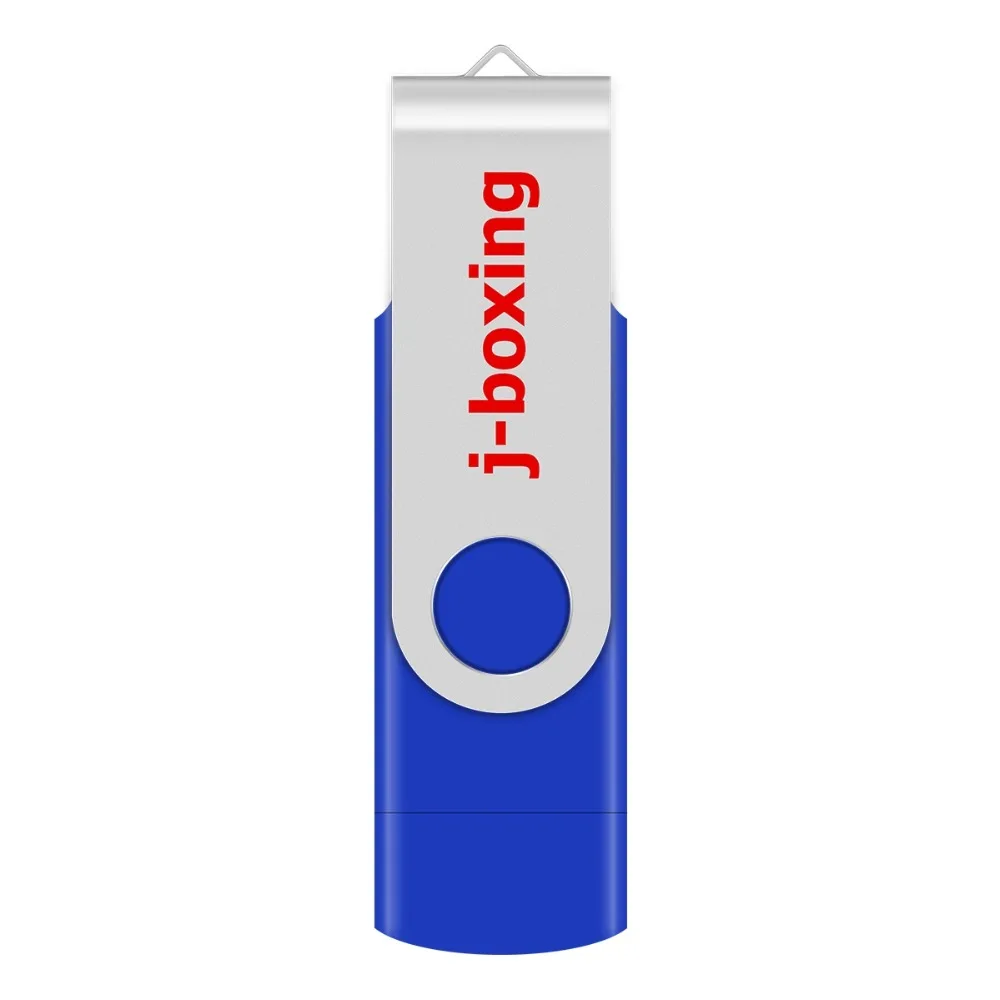 J-boxing OTG USB Flash 16 Гб Флешка двойной порт 16 Гб карта памяти Micro USB флэш-накопитель для Android samsung huawei LG планшет синий