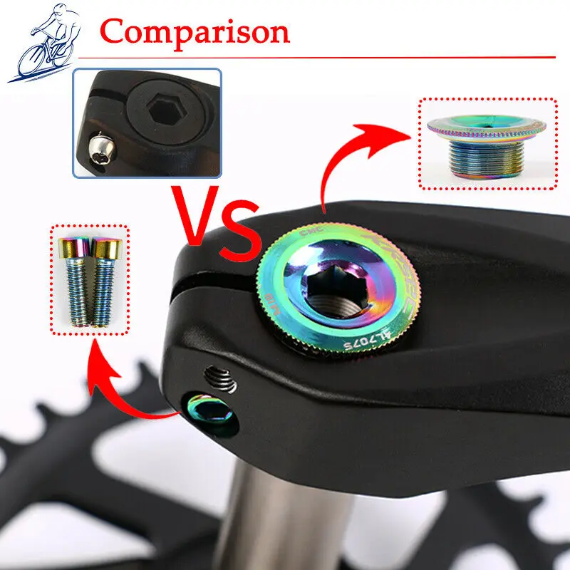 Рукоятка MTB крышка M15/M18/M20 коленчатый набор винтовая алюминиевая рукоятка BMX