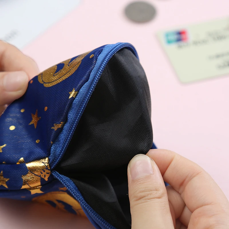 

WULI SEVEN Halloween Children Coin Purse Punk Style Round Pumpkin Wallet Mini Zipper Handbag For Festival Party Gift