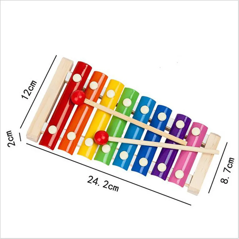 

2019 Newest Hot Educational Toys For Children Musical Instrument Kids Xylophone Developmental Wooden Toys
