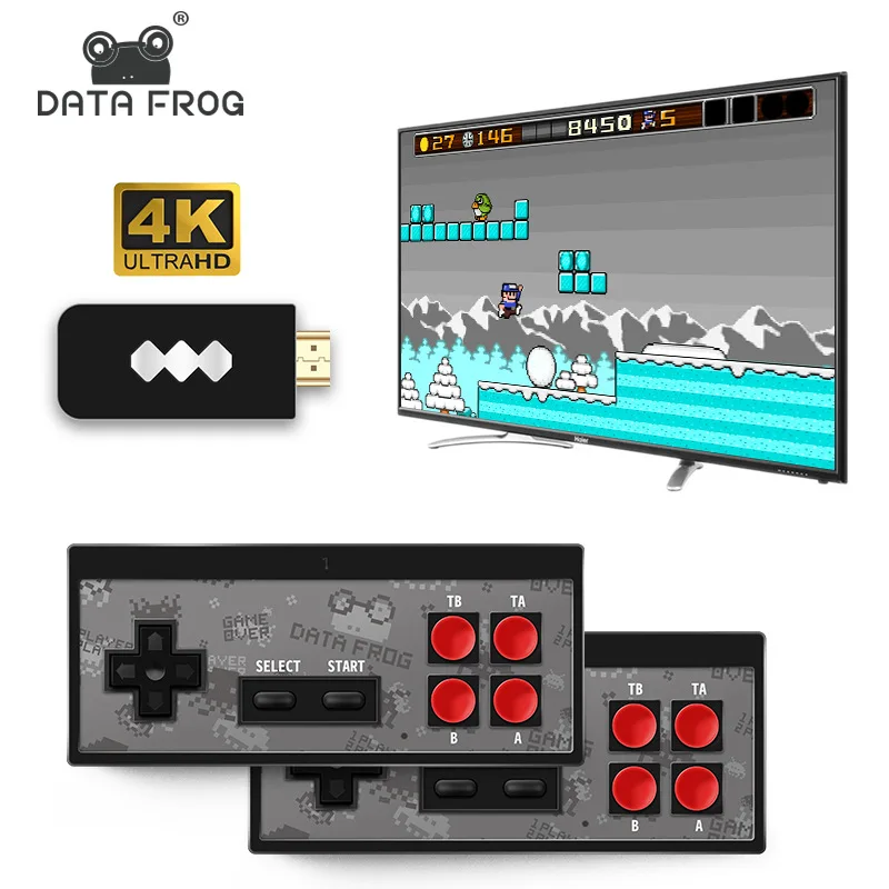 Y2 Cross-border explosive mini game console HDMI TV high-definition Wireless doubles | Электроника