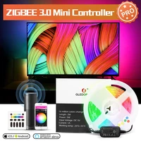 gledopto zigbee3 0 smart tv strip controller pro kit mini 5v usb rgbcct work with echo plus smartthings tuya appvoiceremote