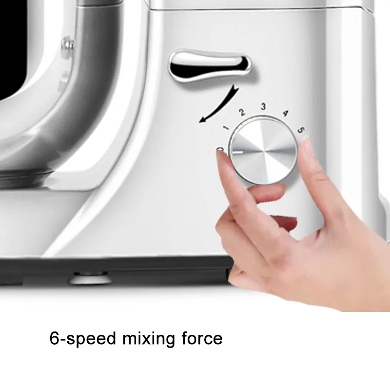 Миксер Электрический из нержавеющей стали 7 л 6 скоростей|dough mixer|electric dough mixercooking chef