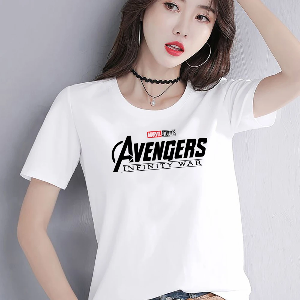 

Женская хлопковая футболка с коротким рукавом, с круглым вырезом