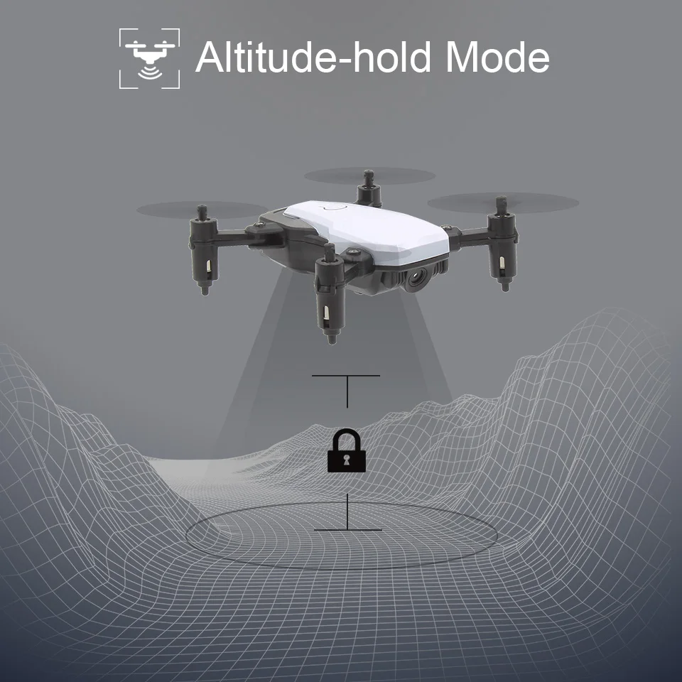 Lanbird мини Радиоуправляемый Дрон с камерой FPV Wifi Пульт дистанционного управления Квадрокоптер мини игрушка Дети Дроны для начинающих Вертолет vs E61 S9W