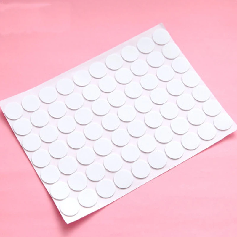70pcs Dots Adhesive Round Strong Glue Magic Sticker Fastener Tape Nylon Flex With Hook And Loop For DIY Craft | Дом и сад