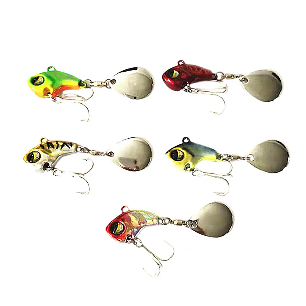 5 шт. случайный цвет блестки длинный выстрел жесткая приманка блесна хвост