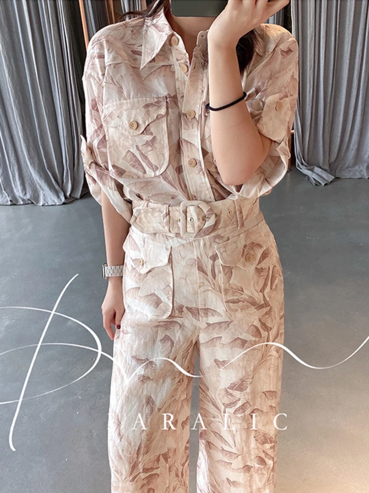 Бесплатная доставка рубашка в стиле ретро с принтом костюм из двух предметов