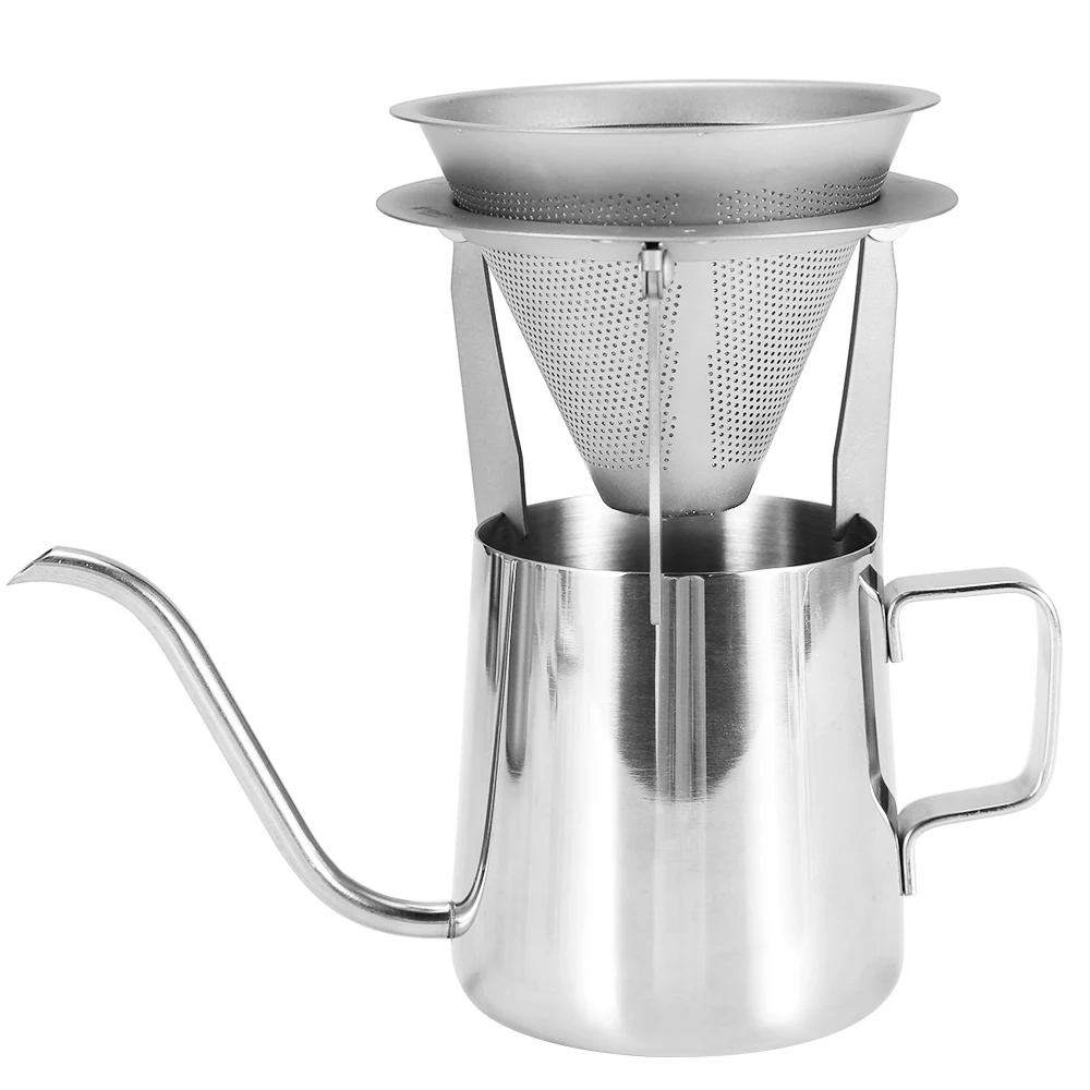 

Camping Cookware Outdoor Titanium Coffee Filter Outdoor Detachable Travel Travel Tableware Tourist Camping Coffee Filter