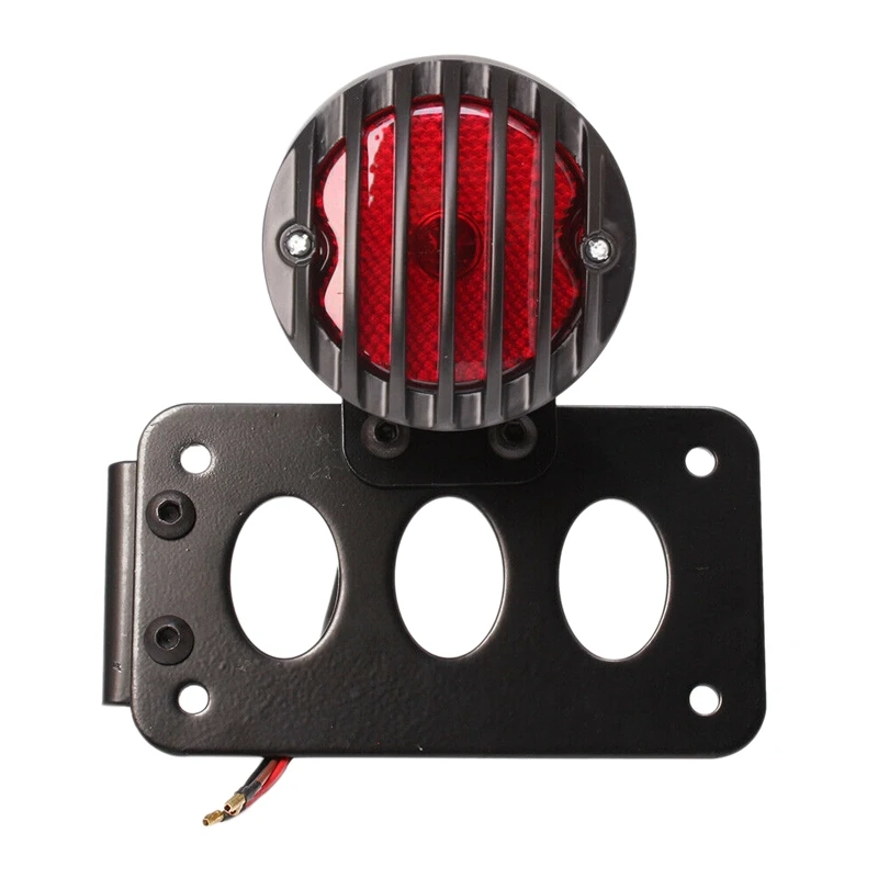 

Мотоцикл сбоку Алюминий сплав хвост светильник s с номерной знак кронштейн мотоцикла тормозной светильник черного цвета