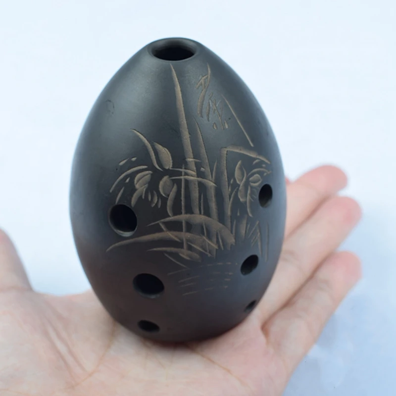 

Music Xun Pottery National Wind Instruments Eight Holes Small Pottery Chinese Ancient Instruments