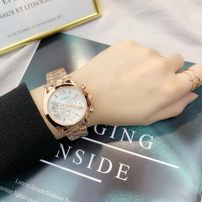 Женские наручные часы элегантные высшего качества модные повседневные