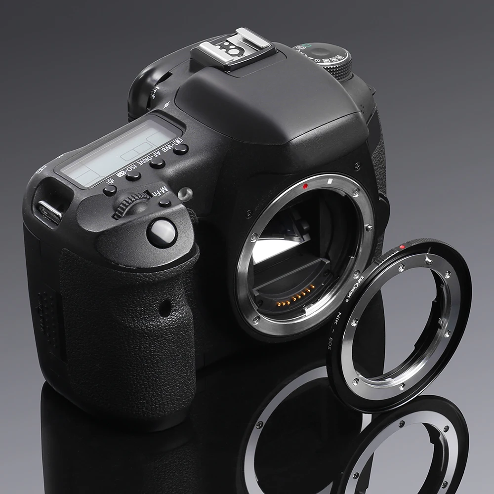 Переходное кольцо для объектива K & F CONCEPT Mount переходное Nikon AI Ai S на камеру Canon EOS EF