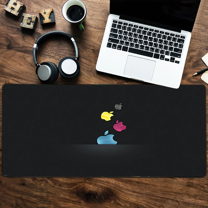 

mouse pad large mouse pad high speed keyboard pad rubber gaming gamer console desktop pad PC notebook computer Apple logo