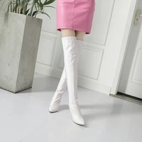black thigh high boot sexy high heels over the knee boots ladies 2021 new autumn winter shoes womens long boat plus size 43