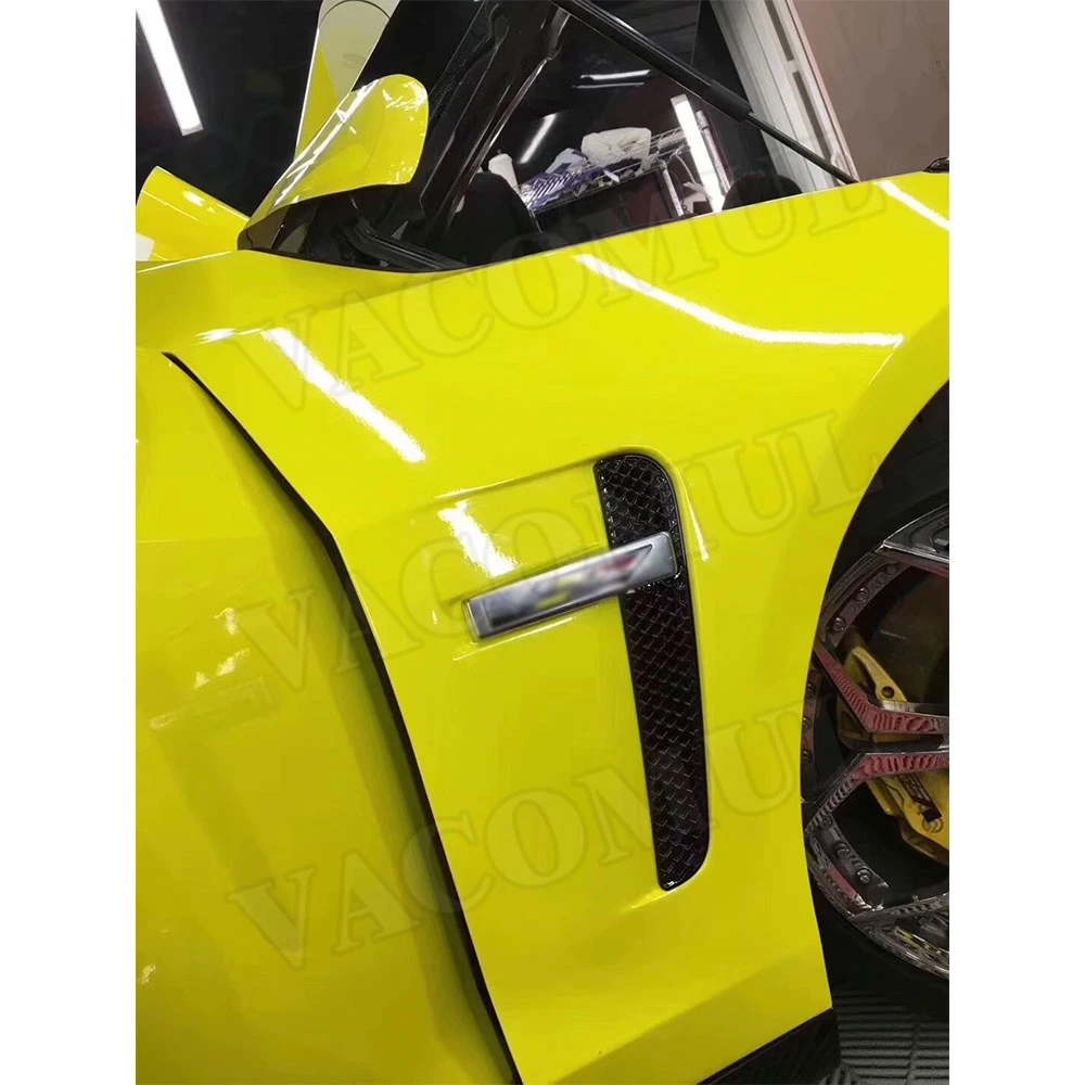 Углеродное волокно PP передний бампер губы сетки грили Крышка для Cadillac ATS 2014-2017