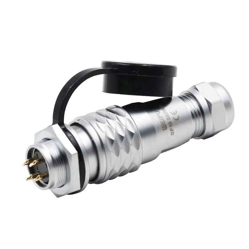 M16 2Pin 3Pin 4 5-контактный промышленный круглый Быстрый простой в установке Разъем