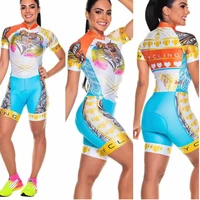 2021 dunas womens triathlon clothes short sleeve cycling jersey skinsuit sets gel maillot ropa ciclismo mtb bike jumpsuit kits
