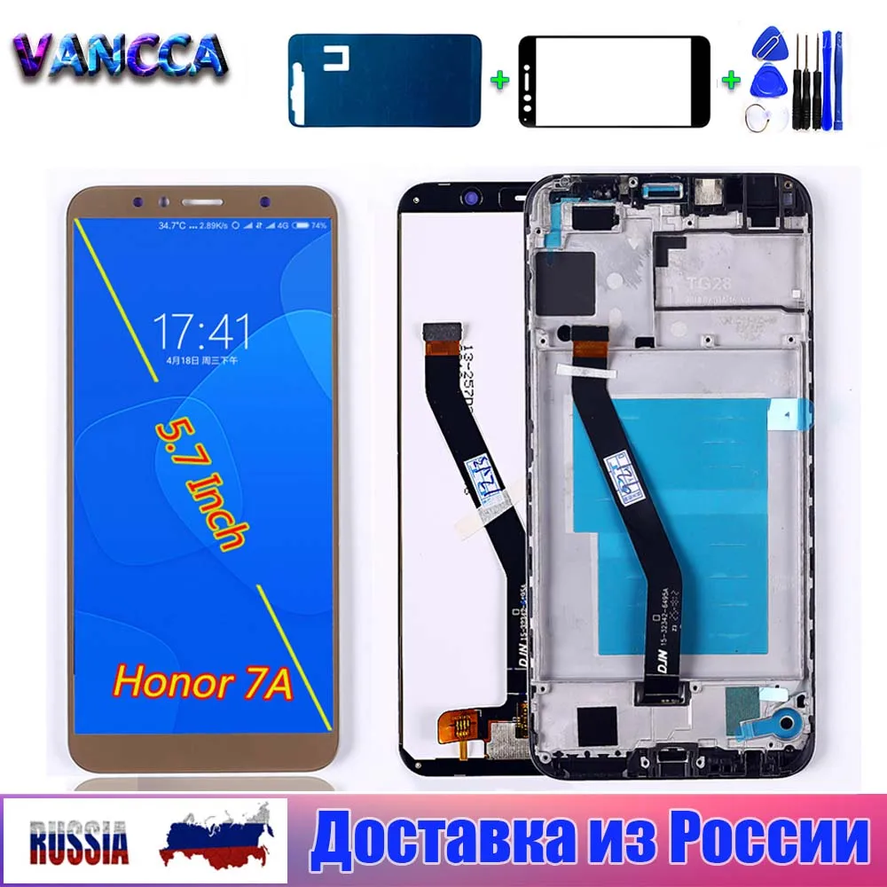 Vancca для Huawei Честь 7A Pro AUM L29 5 7 дюймов ЖК дисплей сенсорный экран дигитайзер сборки