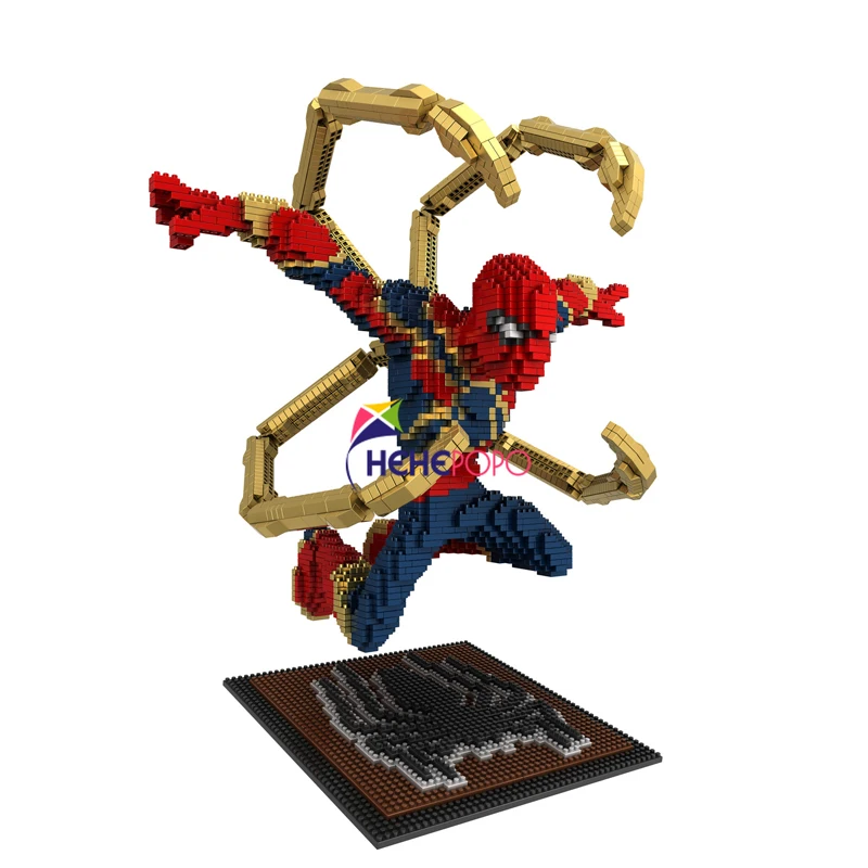 

8831-1 3250pcs+ American Captain Big Size Building Block Super Hero Model Cartoon Auction Figures Blocks for Children Gifts