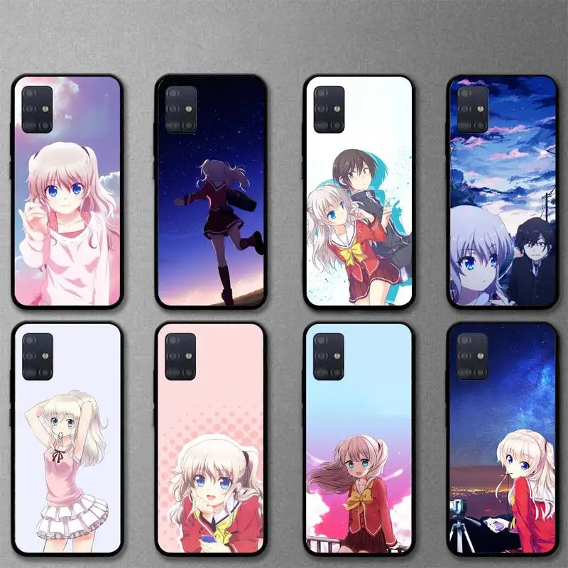 

Милый чехол с аниме Шарлоттой для телефона Samsung A70 A50 A30 A20 A10 A30S A50S A51 A71 A52 A72 A 70 50 30 S 50S, чехол