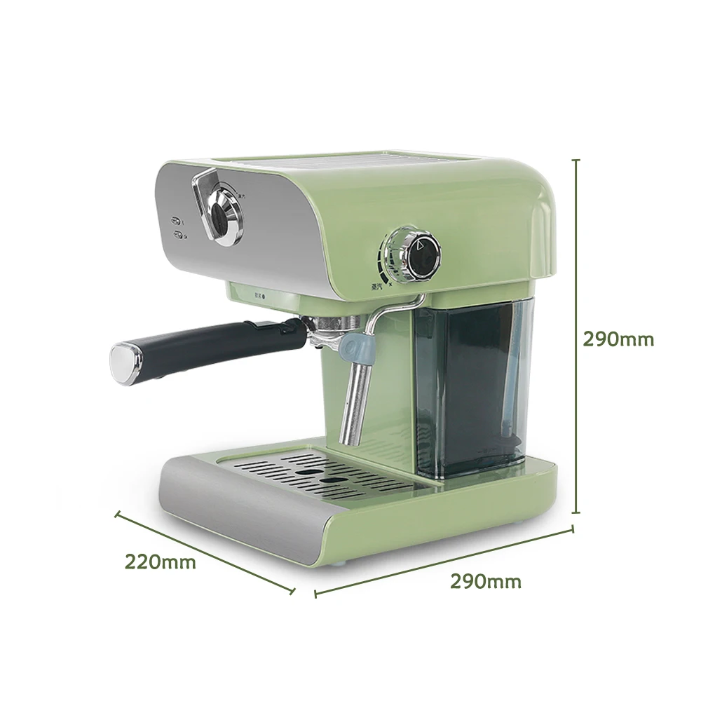ITOP 20 Bar Electric Automatic Coffee Machine Green 220V Cappuccino Latte Milk Foam Maker Household | Бытовая техника