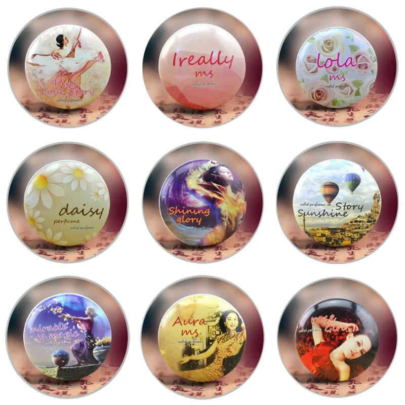 1 шт. Волшебные твердые духи для мужчин и женщин 9 видов ароматов без спирта
