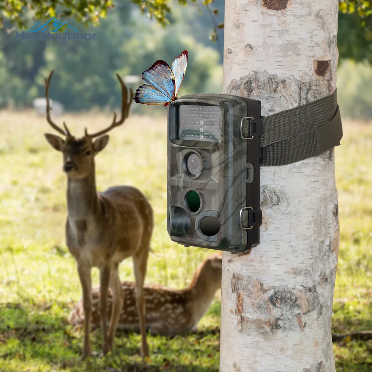 

20MP Wild Animal Detector Trail Camera HD IP66 Waterproof Outdoor Hunting Camera Monitoring Infrared Heat Sensing Night Vision