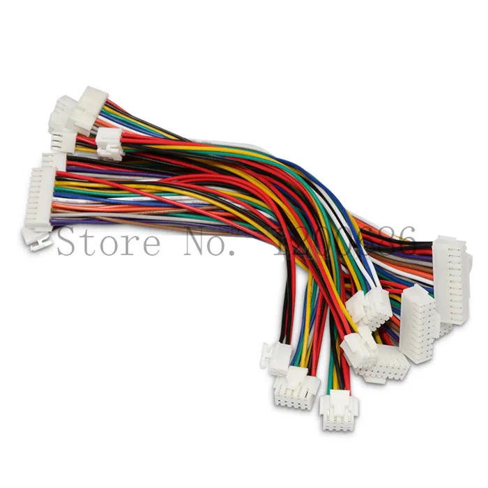 24AWG 500 мм PHB2.0 JST 2 0 Шаг PHB PHB-8VS 8 контактный разъем проводной жгут двойная головка на