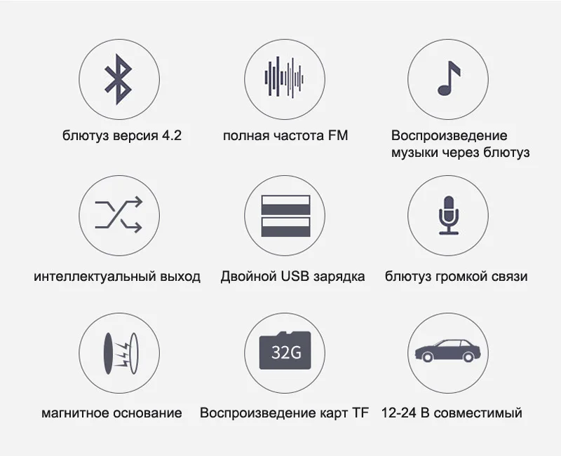 JaJaBor FM трансмиттер Bluetooth Car Kit Автомобильный беспроводной A2DP Аудио музыкальный приемник Handsfree Car MP3-плеер Цифровой светодиодный дисплей