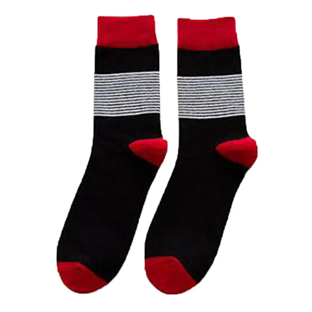 Уличные носки унисекс Calcetines de invierno Супер Модные Классические хлопковые в полоску