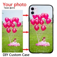 silicone cover diy custom personalized for iphone 12 13 mini 11 pro xs max xr x 8 7 6s 6 plus 5s phone case bag