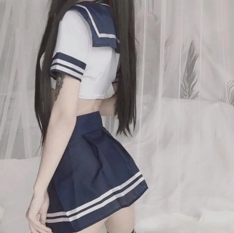 Японские костюмы для школьниц женское сексуальное нижнее белье косплея