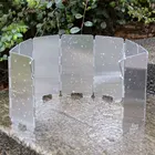 Складная газовая плита, ветрозащитный экран, 9 пластин