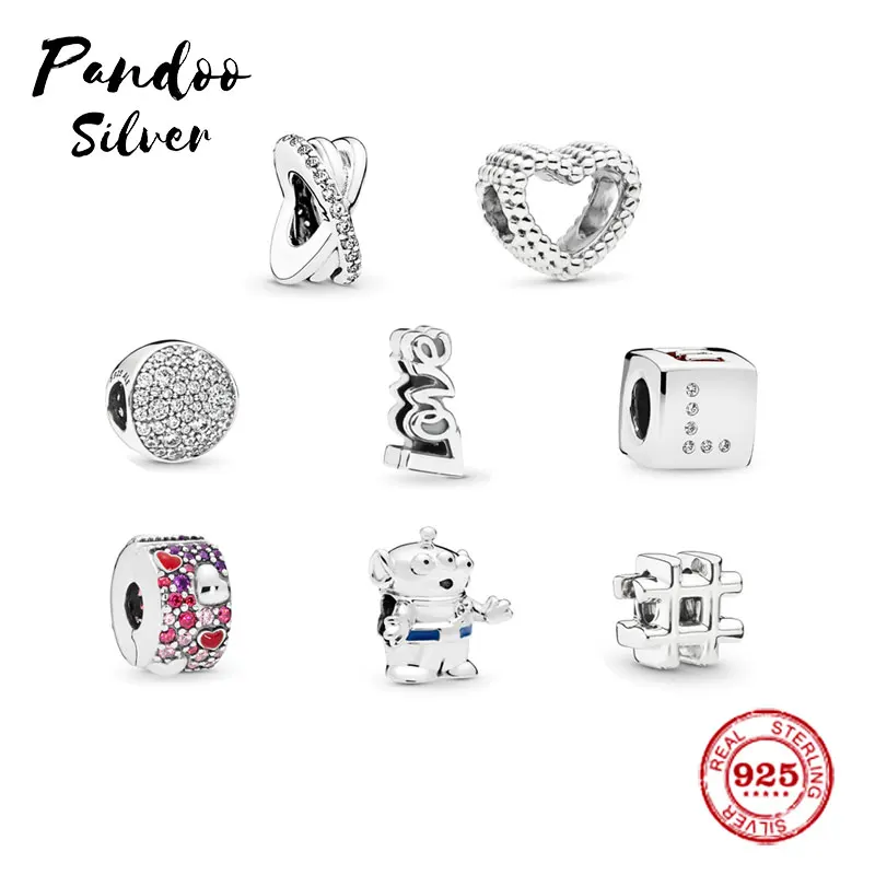 Модная подвеска Стерлинговое Серебро оригинал 1:1 игрушка история Alien подходит